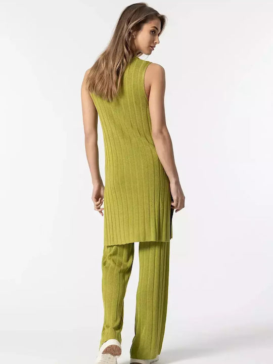 Tiffosi Womans Pants Nena Light Green Tiffosi Womans Pants Nena Light Green