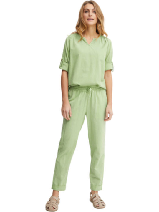 Fransa Frmaddie Casual Pants 20612011_green Γυναικείο