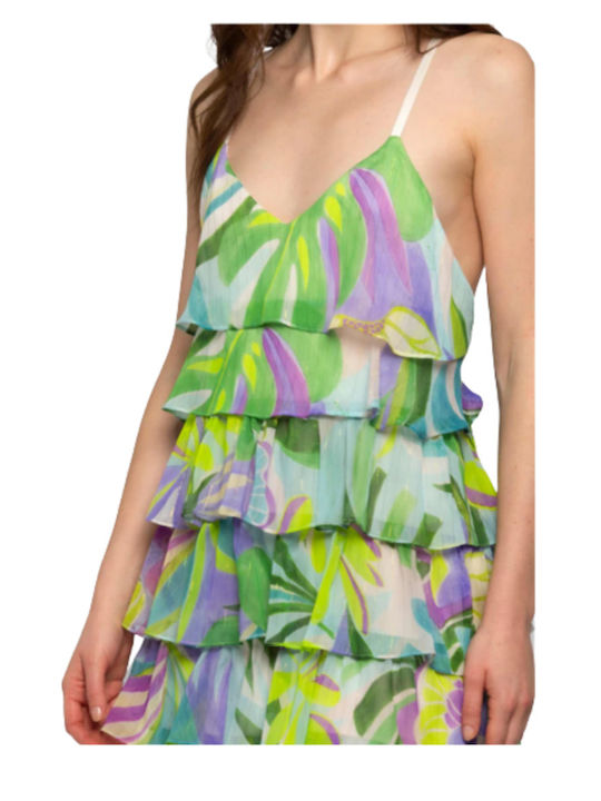 Kocca Fant Lilac/Yellow Kaddek Dress F8022 Women's