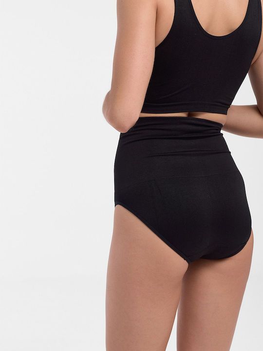 Donna Shapewear Corset De Strângere Fără Picior Negru
