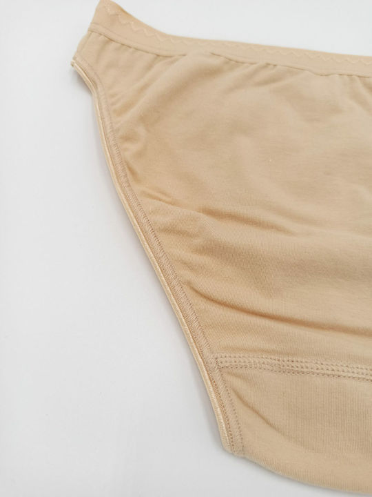 Γυναικείο Βαμβακερό Slip Fay Lingerie 3pack Μπεζ 32