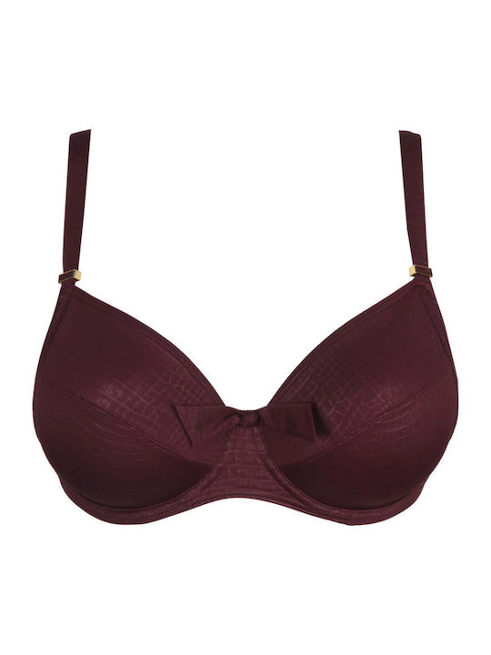 Primadonna Dalyan Swimsuit Bra Full Cup Burgundy