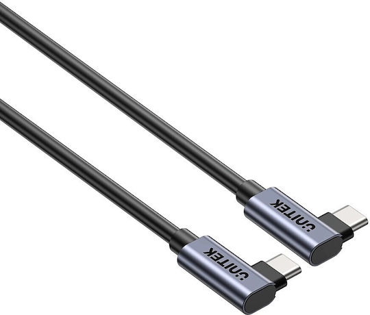 Unitek USB 2.0 Cable USB-C Male - USB-C 100W PD Black 0.5m