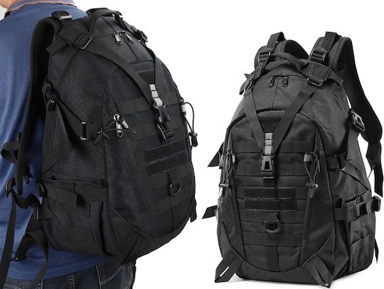 Verk Group Militärischer Rucksack Rucksack Schwarz 30Es