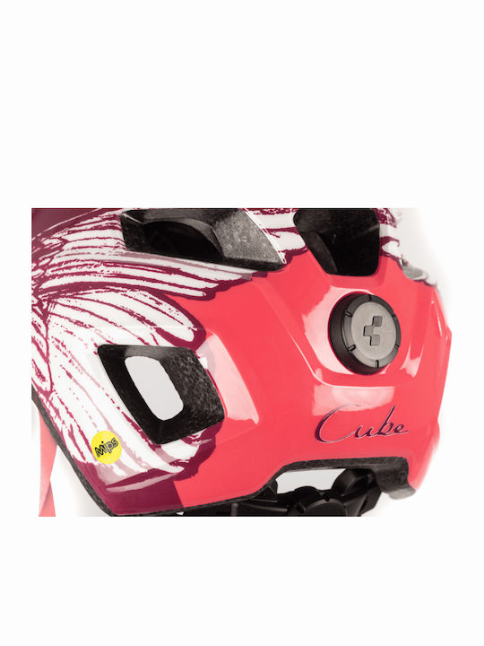 CUBE Talok Kids' Helmet for Mountain Bike Purple with MIPS Protection
