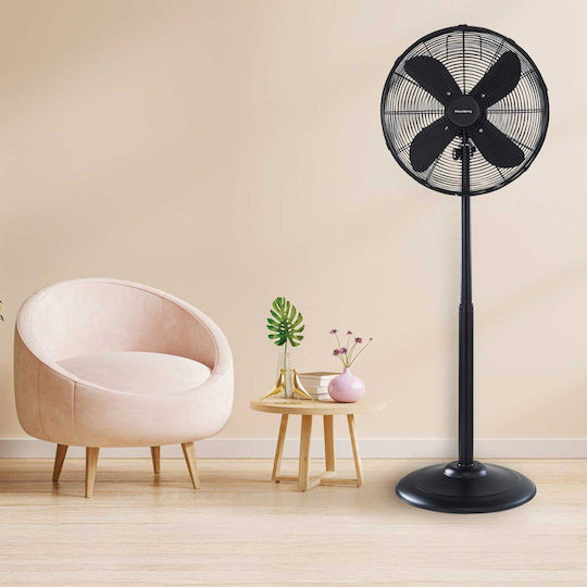 Klausberg Pedestal Fan 50W Black