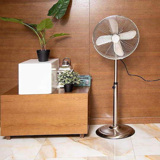 Finlux Finlux Pedestal Fan 60W Silver