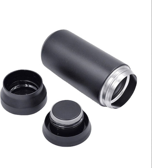 Uncle George Ποτήρι Θερμός Ανοξείδωτο / Πλαστικό BPA Free 500ml BPA Free Μαύρο
