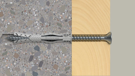 fischer Schraubanker Kunststoff 10x80mm 6Stück