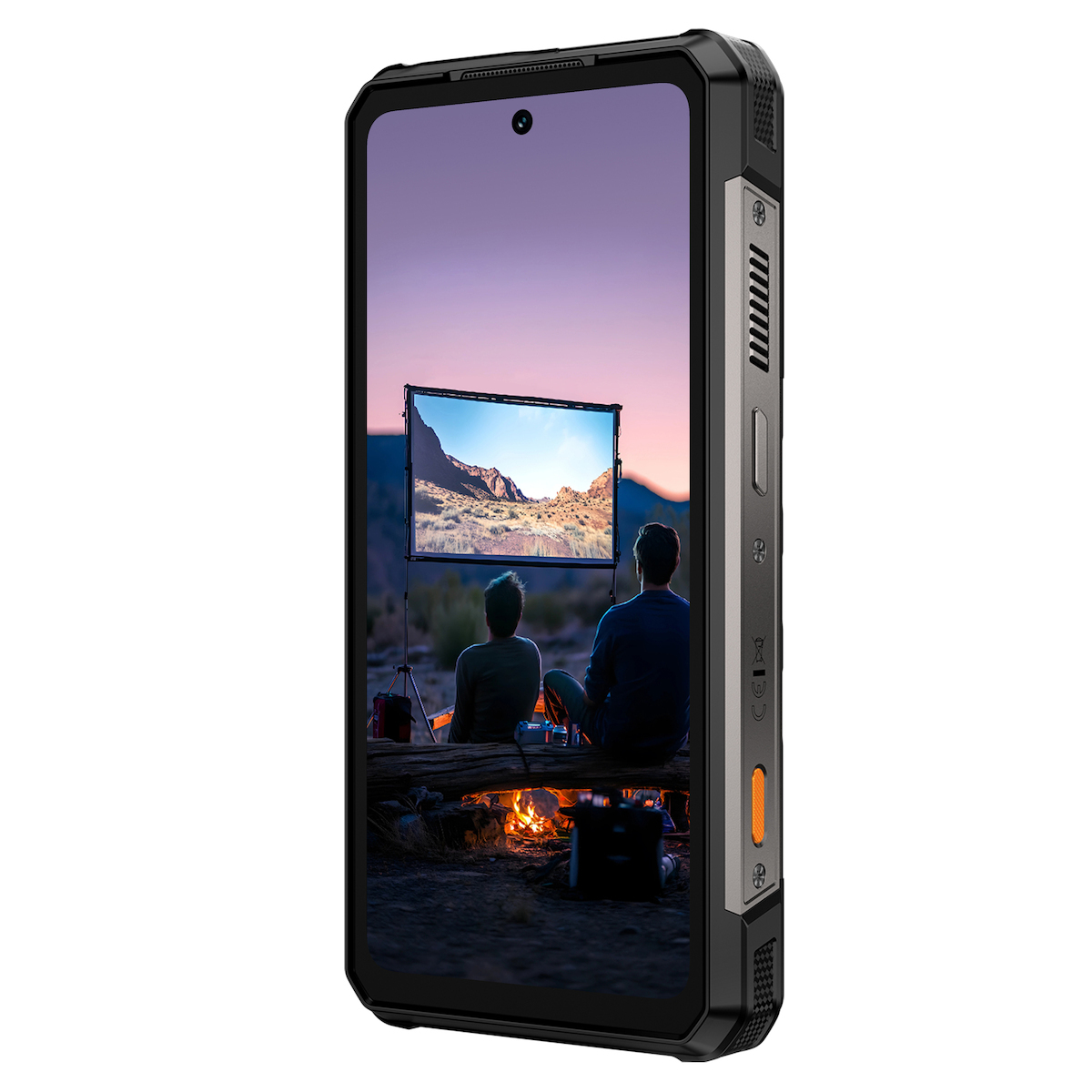 The Ulefone Armor 34 Pro+ phone has a built-in projector