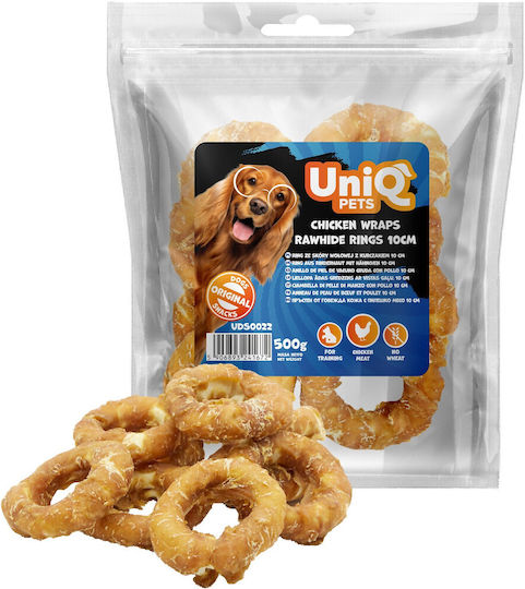 Uniq Dog Treat with Chicken 10cm 500gr