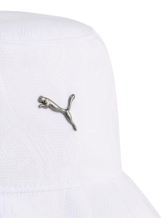 PUMA Pălărie Textilă Pentru Bărbați Stil Bucket Alb