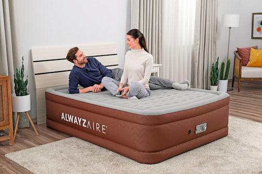 Bestway Φουσκωτό Στρώμα Ύπνου Διπλό με Ενσωματωμένη Ηλεκτρική Αντλία 203x152x51εκ.