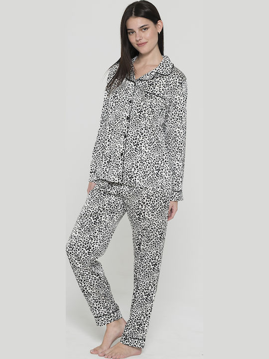 Summer Women's Pajama Set with Pattern