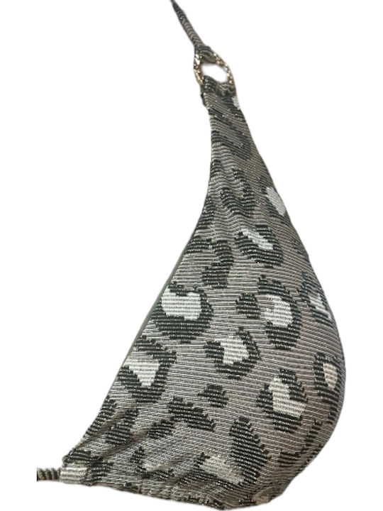 Bikini Τριγωνάκι Animal Print Λαδί