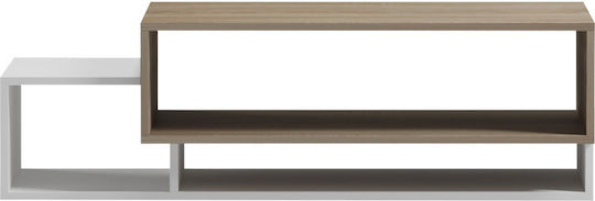 Rectangular Central Coffee Table Dekost Wooden Sonoma White W105xD50xH32cm