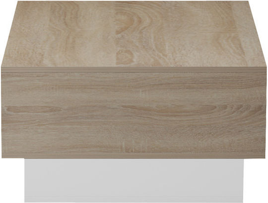 Rectangular Central Coffee Table Dekost Wooden Sonoma White W105xD50xH32cm