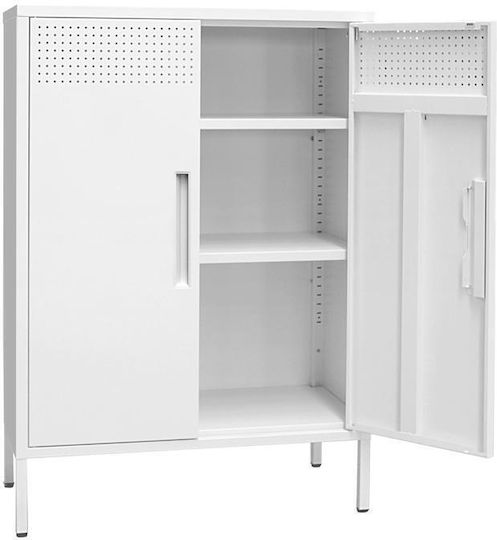 Δίφυλλη Ντουλάπα Mabel Μεταλλική 70x35x100εκ.