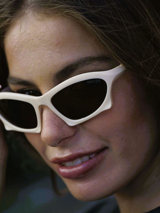 Ghetto Unisex Sunglasses with Black Frame and Black Lens K38260 Black