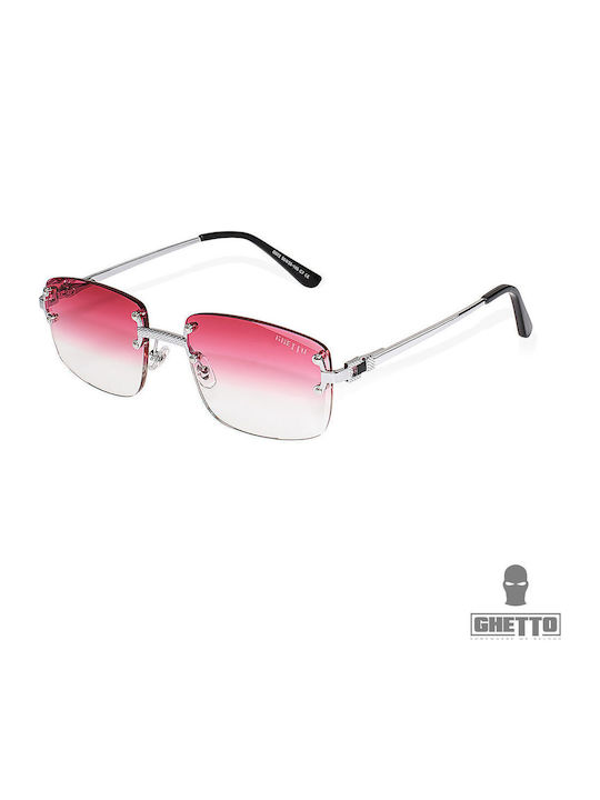 Ghetto Unisex Sunglasses with Red Frame and Red Lens K36287 Ocean Red