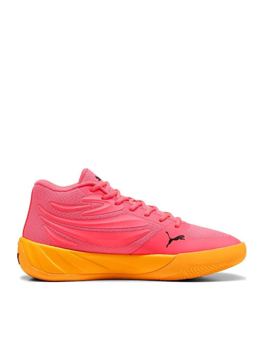 Court Pro High Basketball Shoes Pink