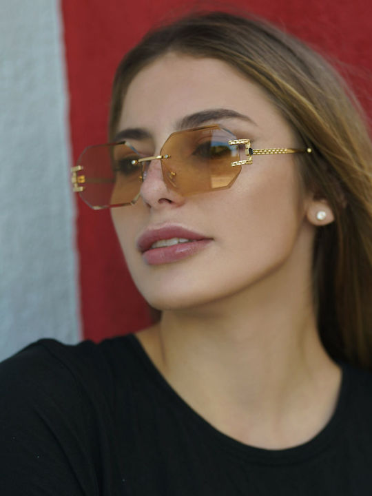Ghetto Women's Sunglasses with Purple Frame and Purple Lens K39079-C04 PURPLE