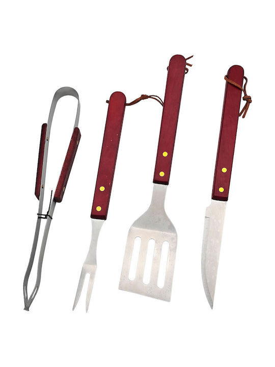 Grillwerkzeug-Set 4 Zubehör