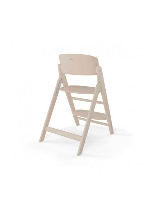 Cybex Gold Click & Fold Foldable Baby Highchair 3 in 1 with Adjustable Height All Natural