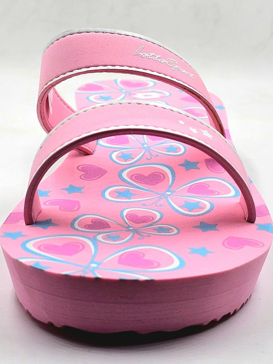 Kids' Sandals Oleander Pink Star