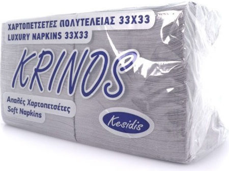 Krinos Luxury Napkin Gray 33x33cm 400pcs