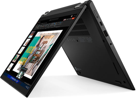 Lenovo ThinkPad L13 Yoga Gen 3 (Intel) 13.3" IPS FHD+ Touchscreen (i5-1235U/16GB/256GB SSD/Windows 11 Pro) (Английска клавиатура - САЩ)