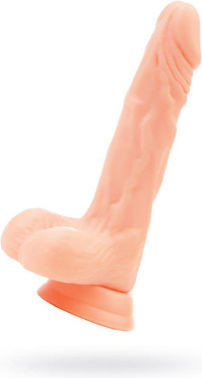 Ρεαλιστικό Dildo με Όρχεις και Βεντούζα Flesh