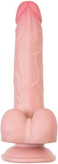 Ρεαλιστικό Dildo με Όρχεις και Βεντούζα Flesh