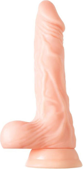 Ρεαλιστικό Dildo με Όρχεις και Βεντούζα Flesh