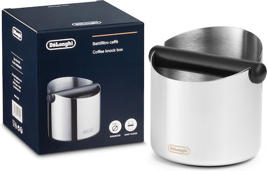 Cutie de lovit pentru zaț de cafea De'longhi De’longhi Dlsc072 oțel inoxidabil negru argintiu