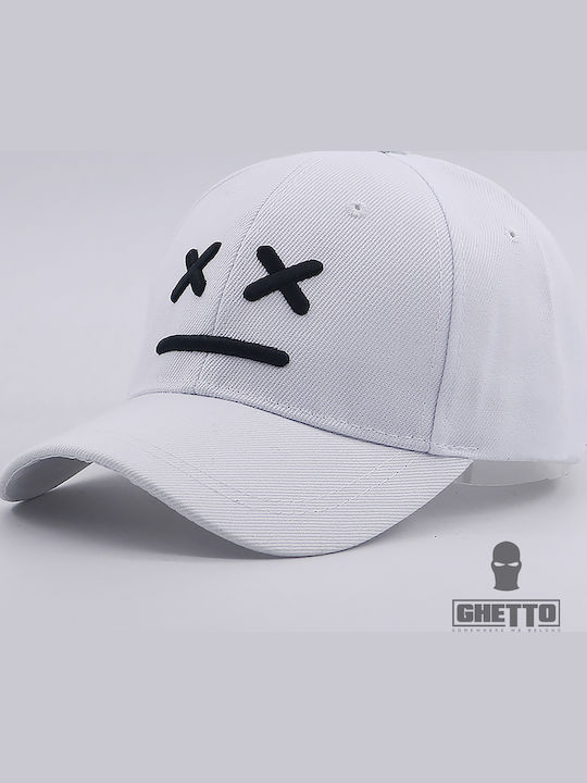 Ghetto Kappen Custom 3D Logo Fashion 6-Panel Weiß Ghetto Kappen Custom 3D Logo Fashion 6-Panel Weiß