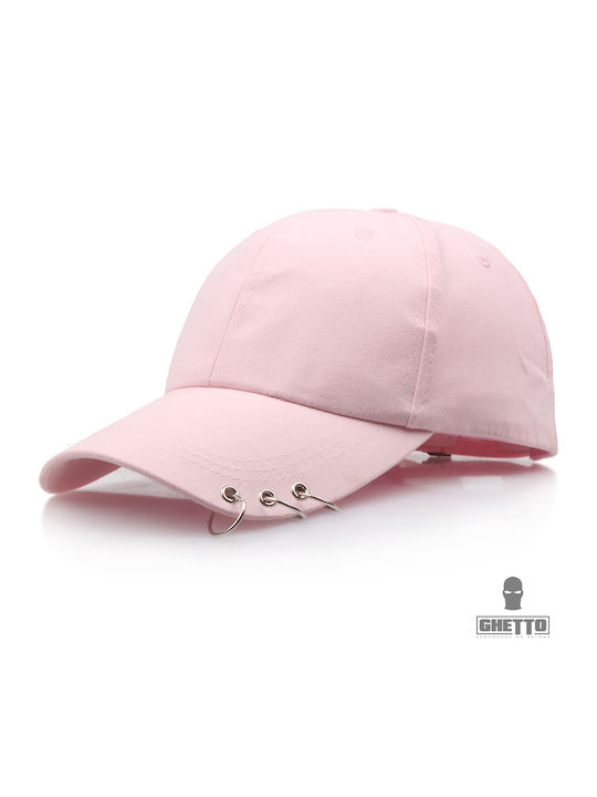 Ghetto Kappen Kpop Iron 3 Ringe 6-Panel Weiß Ghetto Kappen Kpop Iron 3 Ringe 6-Panel Weiß