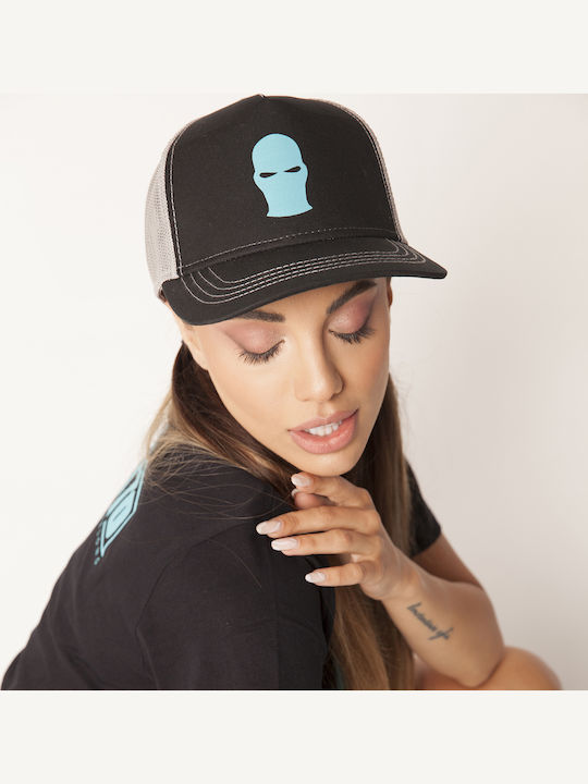 Ghetto Mask Rapper Cotton Caps Blue