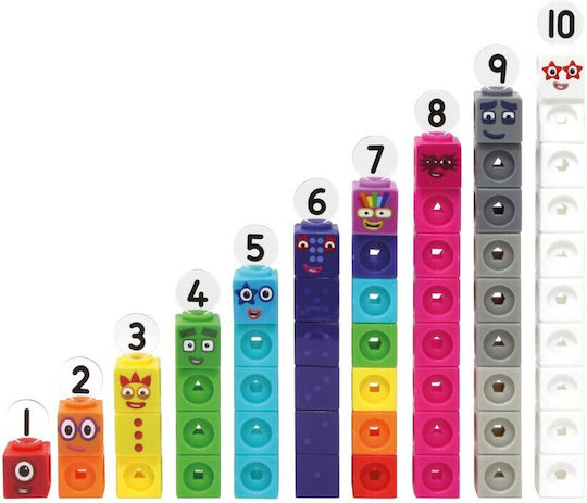 Learning Resources Mathlink Cubes Numberblocks 1-10 Activity Set Educational Game Letters & Numbers