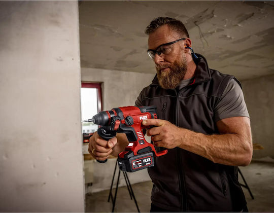 Flex CHE 18.0-EC Impact Demolition Hammer Battery Brushless 18V 1x5Ah with Chuck SDS Plus D00310