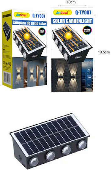 Andowl Wandmontiert Solarleuchte 2.5W IP65