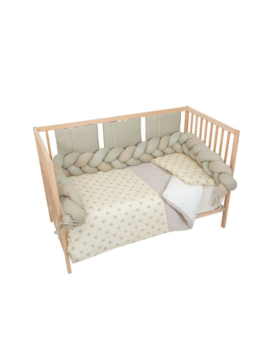 Bimbidreams Baby Pillow Nest Memory Foam Nest Olive 62x85cm