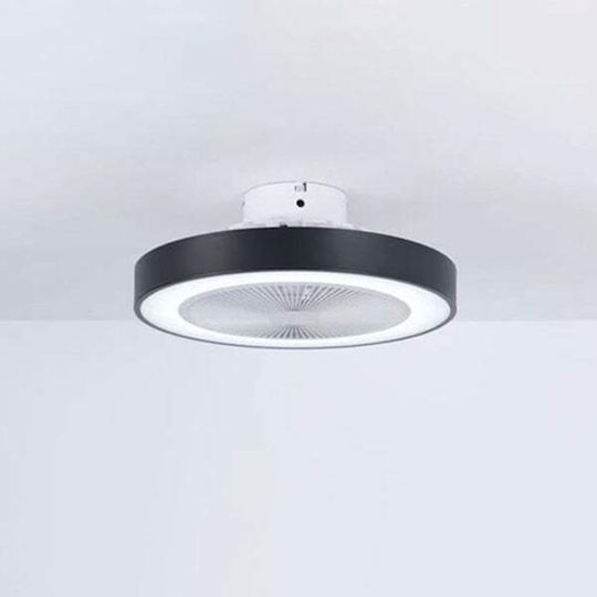 Home Lighting Marco Затворен Тип (Плафон) 50см с Магазин за онлайн търговия с Мегапикселови Обективи Черен