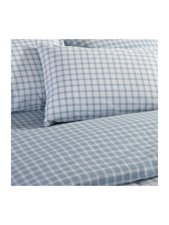 Nef-Nef Homeware Extend Σετ Σεντόνια Υπέρδιπλα 240x260εκ. Blue (4τμχ)