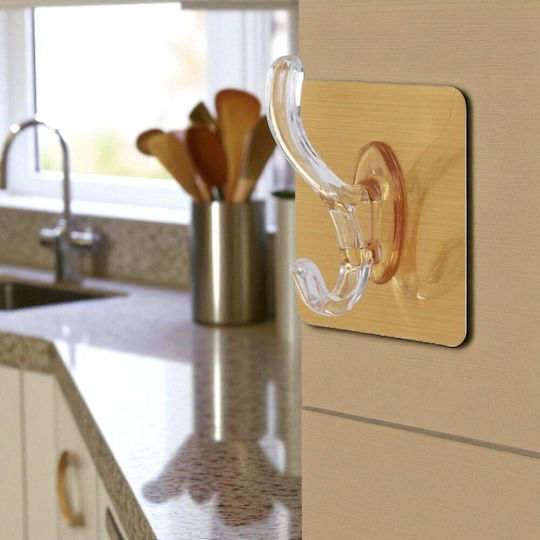 Adhesive Wall Hooks Set 4 Pieces 11kzn10