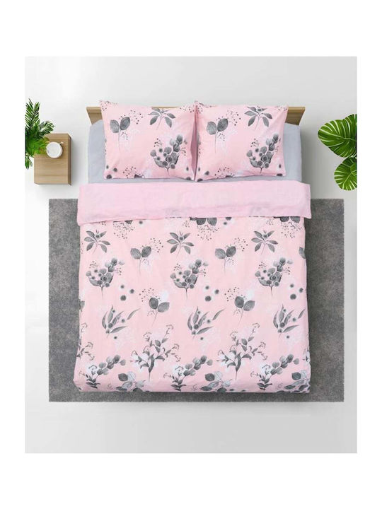 Heinner Duvet Cover Cotton Semi-double 180x200 Pink