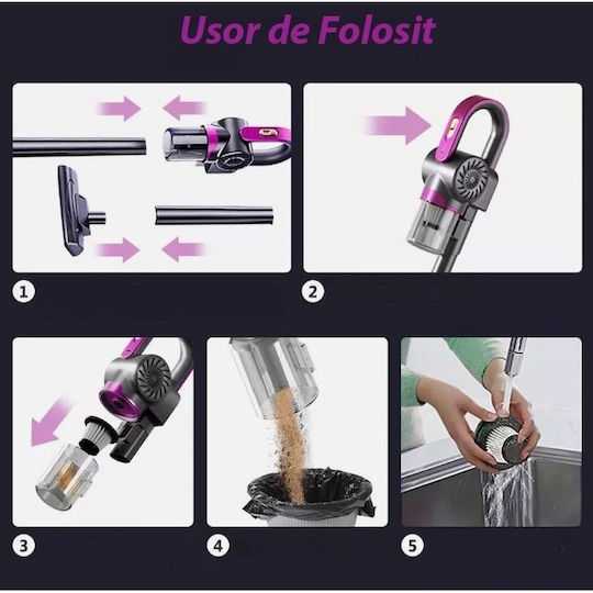 Reîncărcabilă Aspirator Stick Neagră D503VD3BM