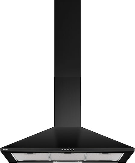 Pyramis Απορροφητήρας Καμινάδα 60cm Μαύρος