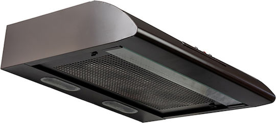 Davoline Olympia 2.0 260 Freestanding Vent Hood 60cm Brown