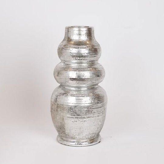 Διακοσμητικό Βάζο Keramik Silber 18x18x36cm 1Stück